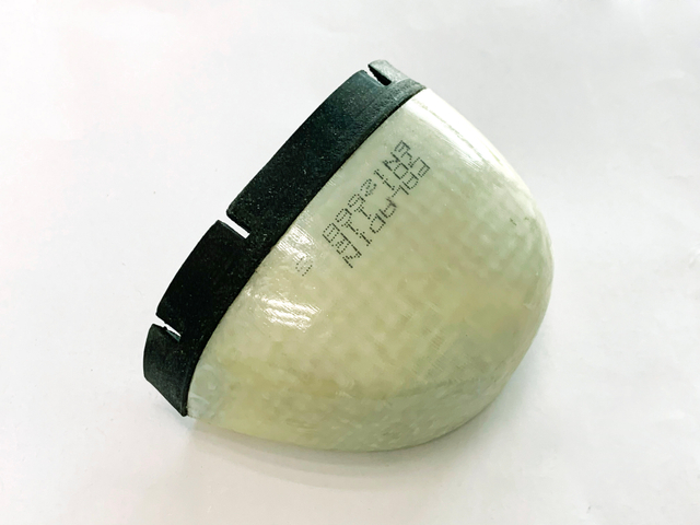 Fiberglass Recyclable New Material Toe Cap Resistance Dampak Tinggi dan ISO22568-2