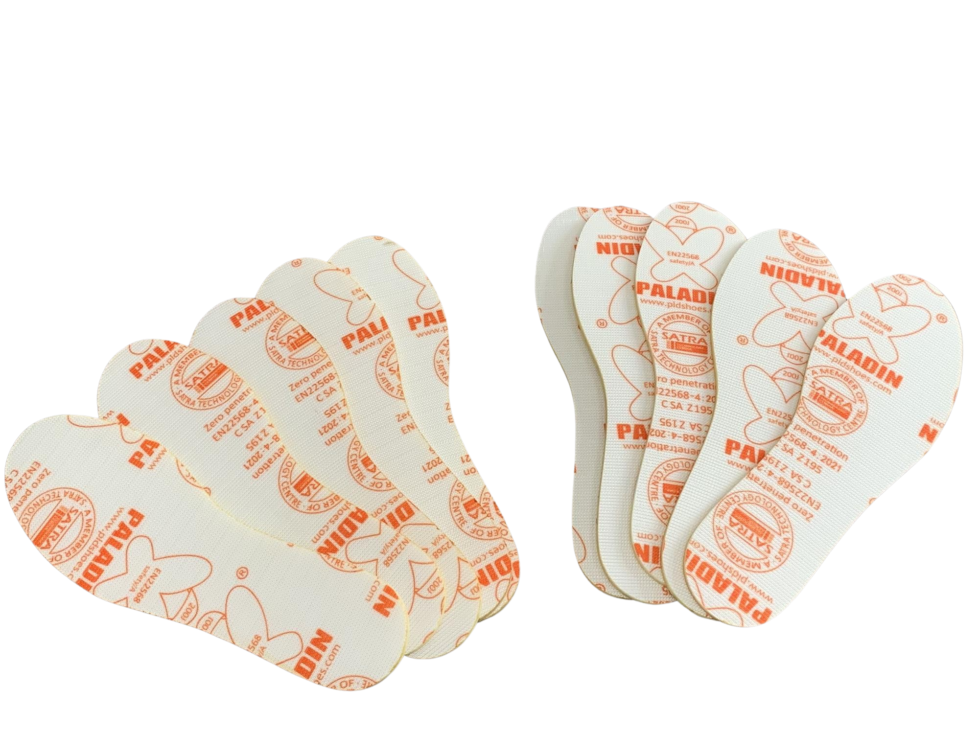 Anti Penetrasi Anti Tusukan Kain Insole Fleksibel Untuk Kaki Kaki Pengaman EN22568 Standar