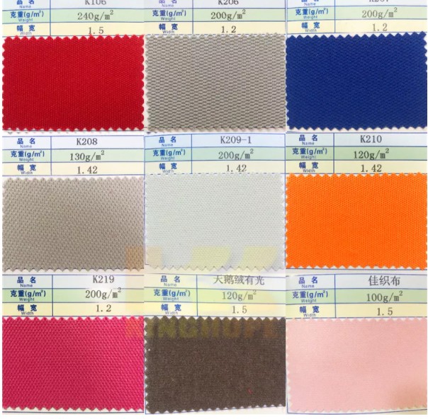 Kain dilaminasi dengan spone